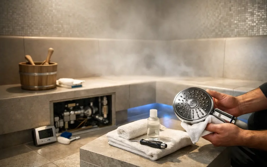 Dampfbad Wartung für Hygiene und Werterhalt