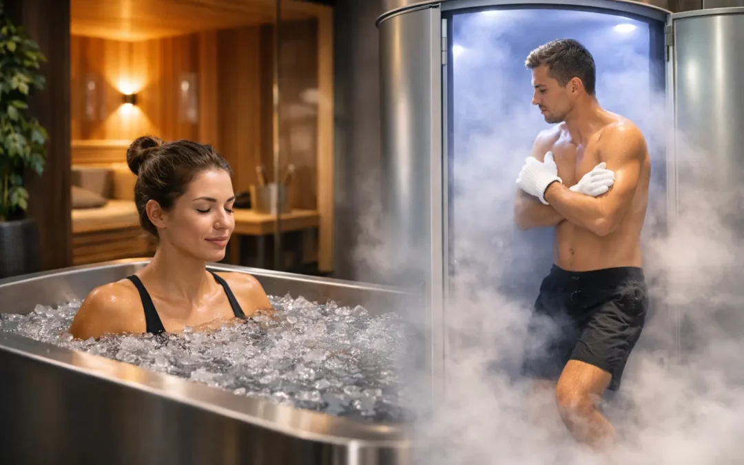 Eisbad oder Kryotherapie im Premium-Spa
