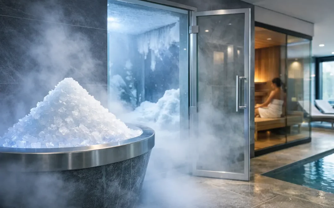 Kälteinszenierung für anspruchsvolle Spa-Architektur