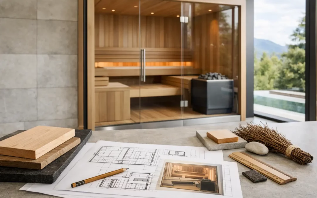 Saunabau privat individuell planen mit System