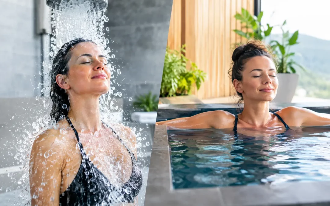 Schneedusche oder Tauchbecken im Spa wählen?