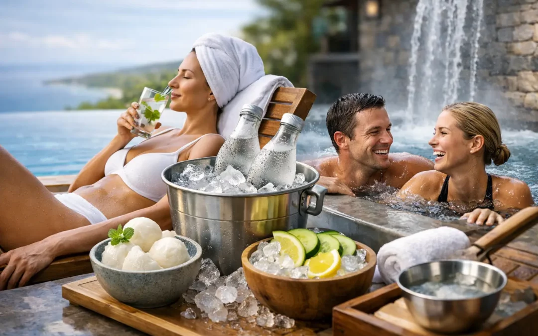 Sieben Ideen für Spa-Abkühlung mit Profil
